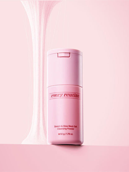 every routine Stretch & Glow Black Salt Cleansing Powder
